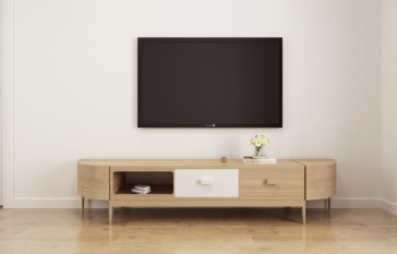 电视墙简单的设计也能很漂亮